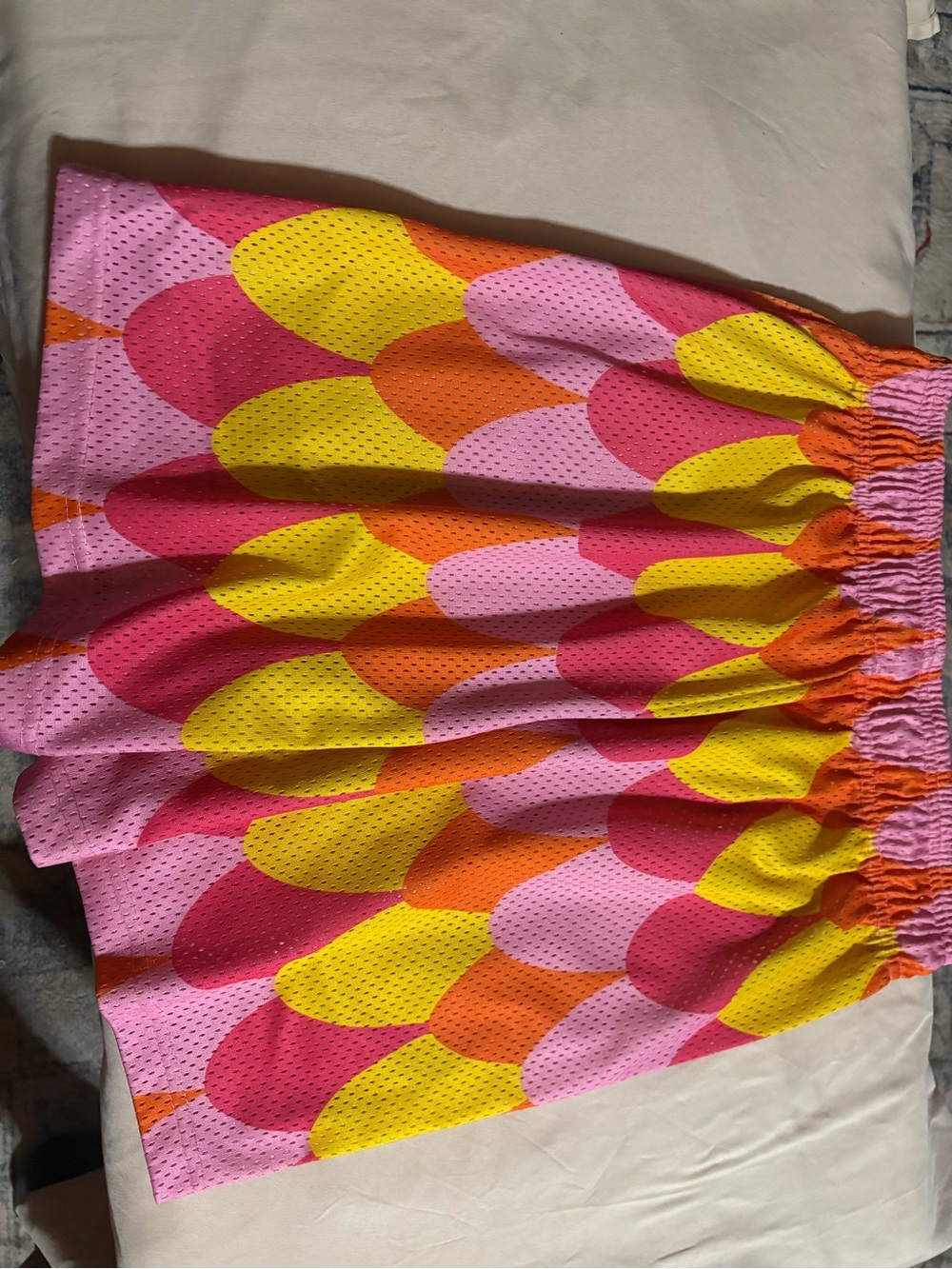 Eric Emanuel  Shorts Pink Multi-Color Elastic Waist. Size M